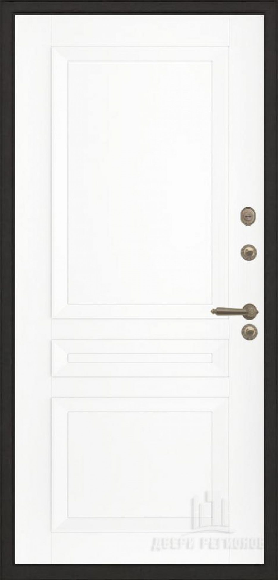 Входная дверь Regidoors ГОЛИАФ ТЕРМО Авангард "Эмаль белая"