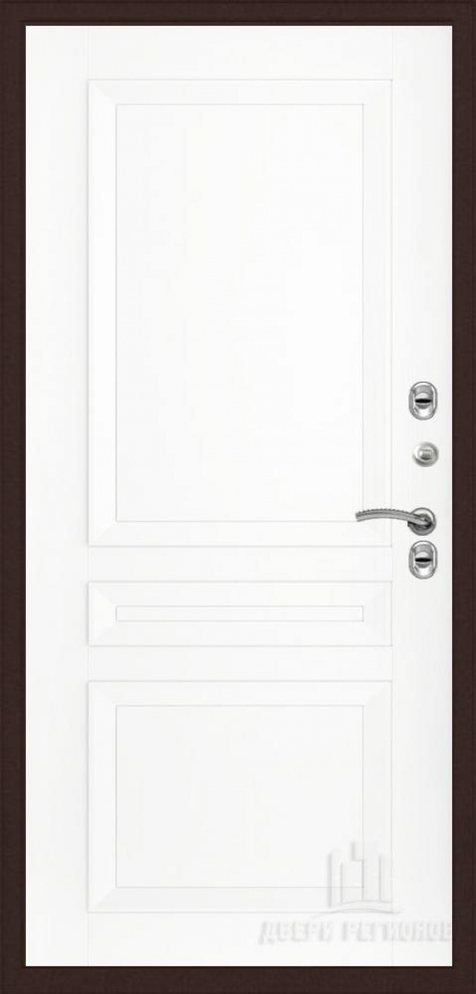 Входная дверь Regidoors Термо 3 Авангард "Эмаль белая"