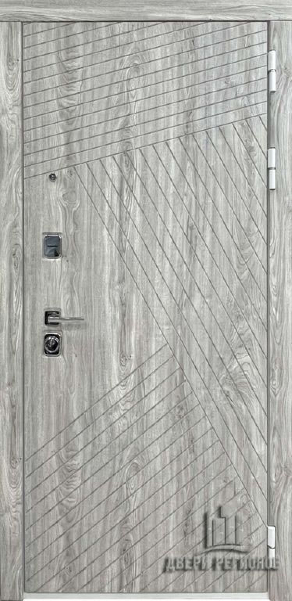 Входная дверь Regidoors NOVA LIGHT 2110 с зеркалом "Шоко велюр"