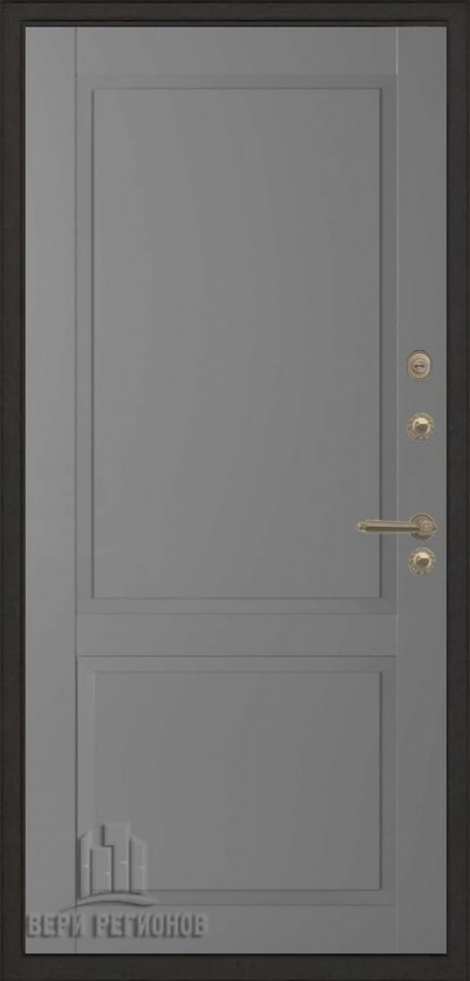 Входная дверь Regidoors ГОЛИАФ ТЕРМО Nova, Цвет "Антрацит"