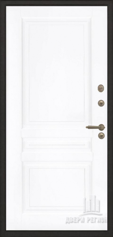 Входная дверь Regidoors ГОЛИАФ ТЕРМО Турин "Эмаль белая" - второе изображение