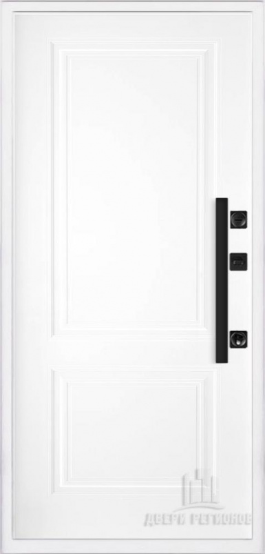 Входная дверь Regidoors ROYAL NORD MOTTURA Богемия "Эмаль белая" - второе изображение