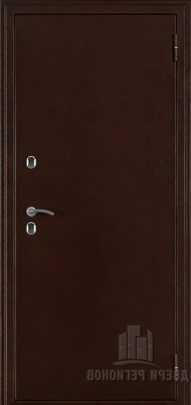Входная дверь Regidoors Термо 3 LIGHT 2110 с зеркалом "Шоко велюр"