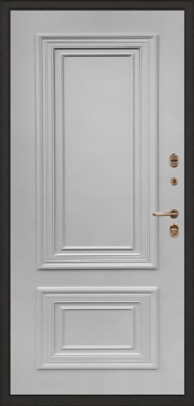 Входная дверь Regidoors ТОР ТЕРМО Престиж, Цвет "RAL 7047 (светло серый)" - второе изображение