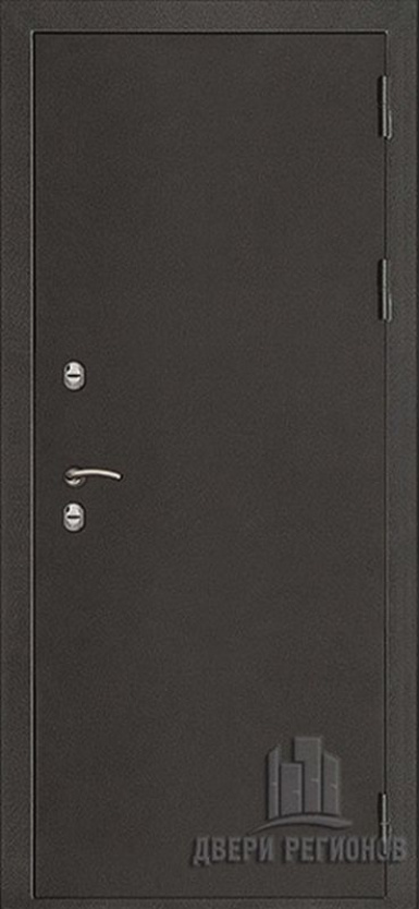 Входная дверь Regidoors Термо 3 Серебро LIGHT 2125 с зеркалом "Серый велюр"