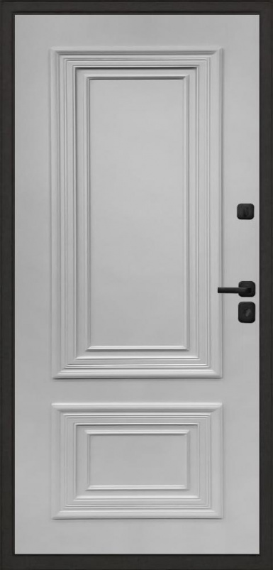 Входная дверь Regidoors ЭЛИТ ТЕРМО Престиж, Цвет "RAL 7047 (светло серый)" - второе изображение