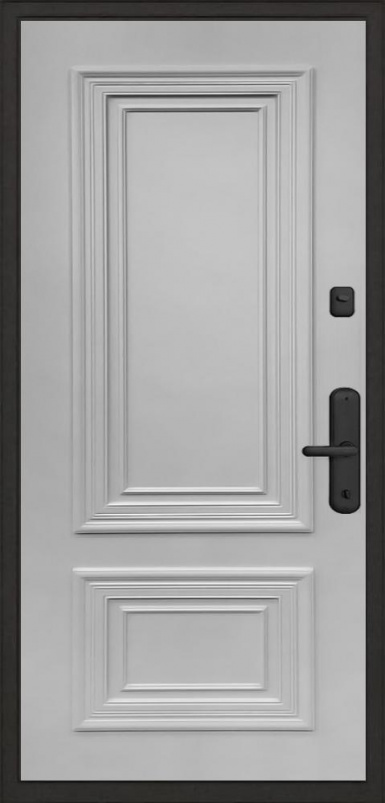 Входная дверь Regidoors ФЛАГМАН ДОМИНИОН Престиж, Цвет "RAL 7047 (светло серый)" - второе изображение