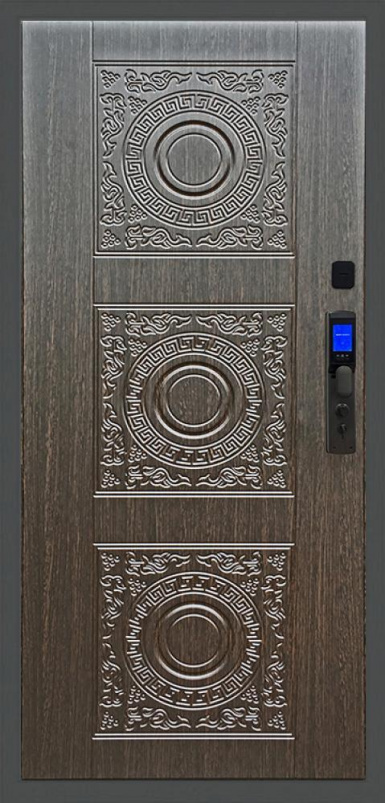 Входная дверь Баяр M2055 Face ID Д-18, Цвет "Венге" - второе изображение