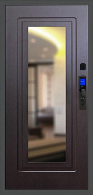 Входная дверь Баяр M2055 Face ID ФЛЗ-120, Цвет "Венге" - второе изображение